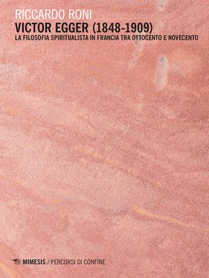 cover image of Victor Egger (1848-1909)